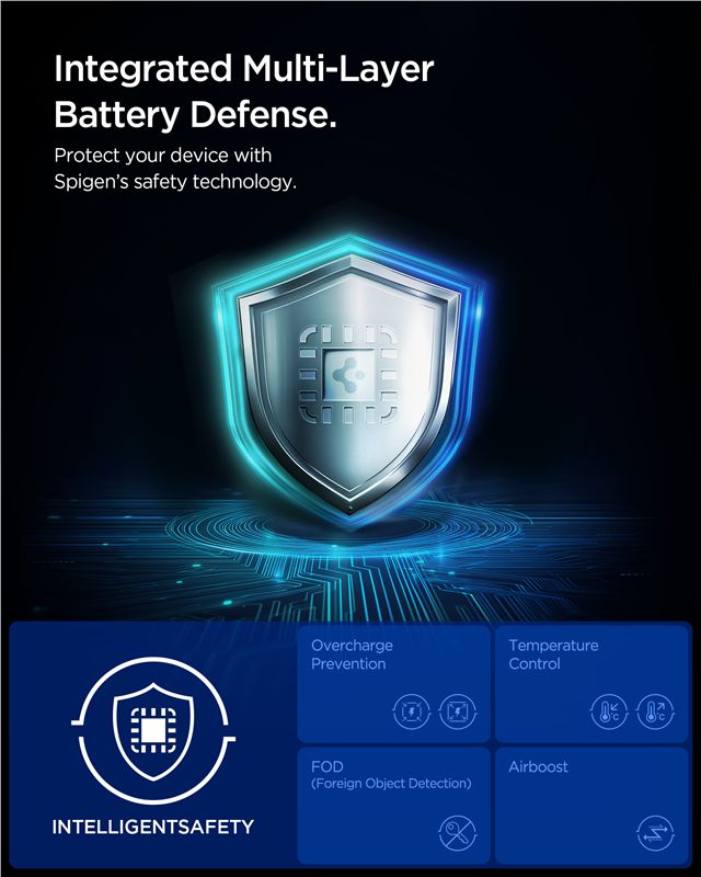 Spigen Μαγνητική Βάση Αυτοκινήτου Αεραγωγού με Ασύρματη Φόρτιση MagSafe 25W Qi2.2 - Essential EV25MFAQ - Black