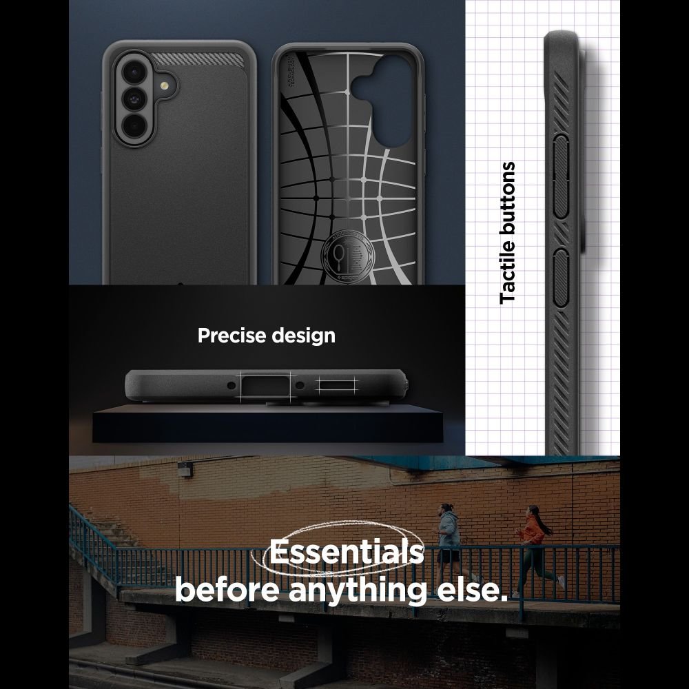 Spigen Samsung Galaxy A37 5G - Θήκη Σιλικόνης TPU - Rugged Armor - Matte Black