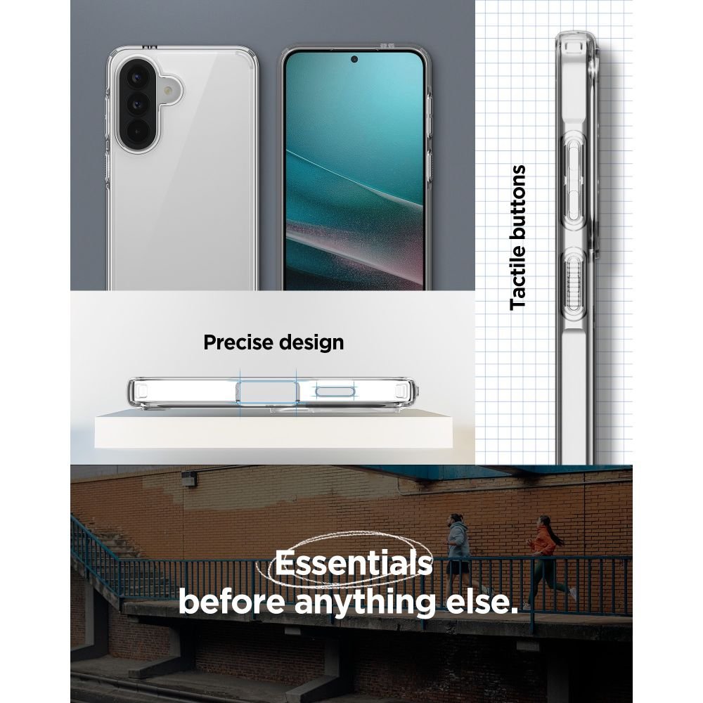 Spigen Samsung Galaxy A57 5G - Σκληρή Θήκη με Πλαίσιο Σιλικόνης - Ultra Hybrid - Crystal Clear