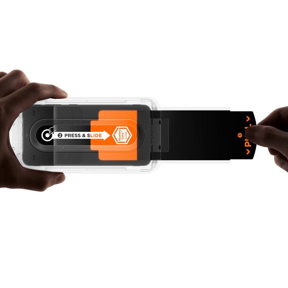 Spigen Samsung Galaxy S25 FE - Case Friendly Αντιχαρακτικό Γυαλί Οθόνης - Glas.tR EZ Fit Pro - 2 Τεμάχια - Διάφανα