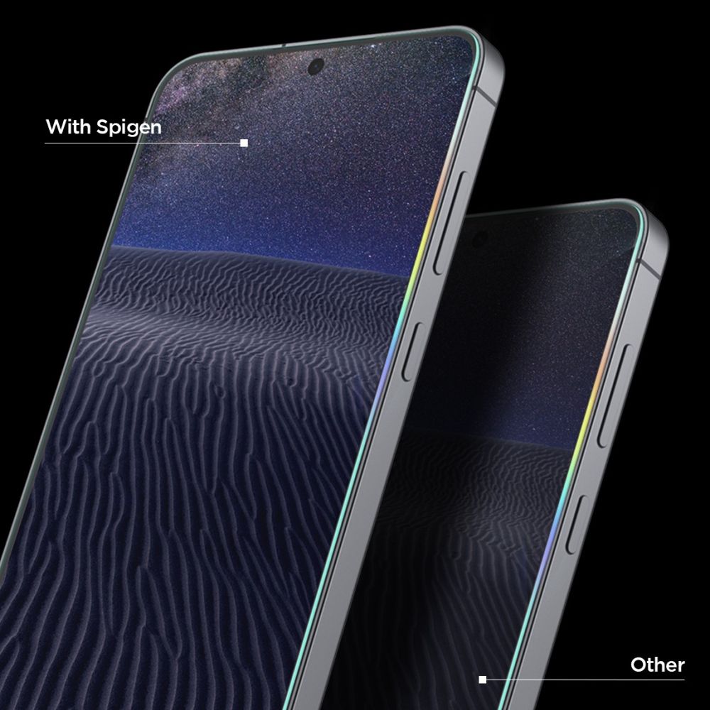Spigen Samsung Galaxy S25 FE - Case Friendly Αντιχαρακτικό Γυαλί Οθόνης - Glas.tR EZ Fit Pro - 2 Τεμάχια - Διάφανα