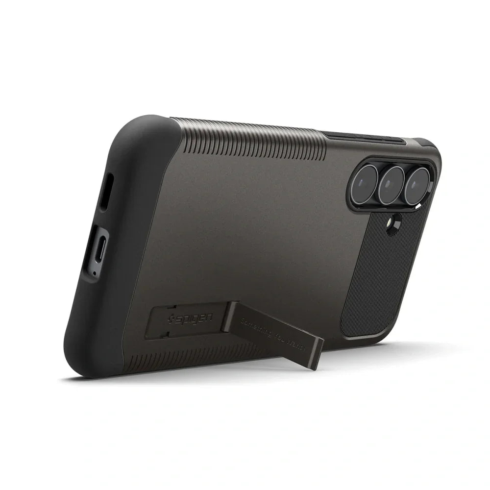 Spigen Samsung Galaxy S25 FE - Slim Armor Mag - Σκληρή Θήκη με Stand και MagSafe - Gunmetal