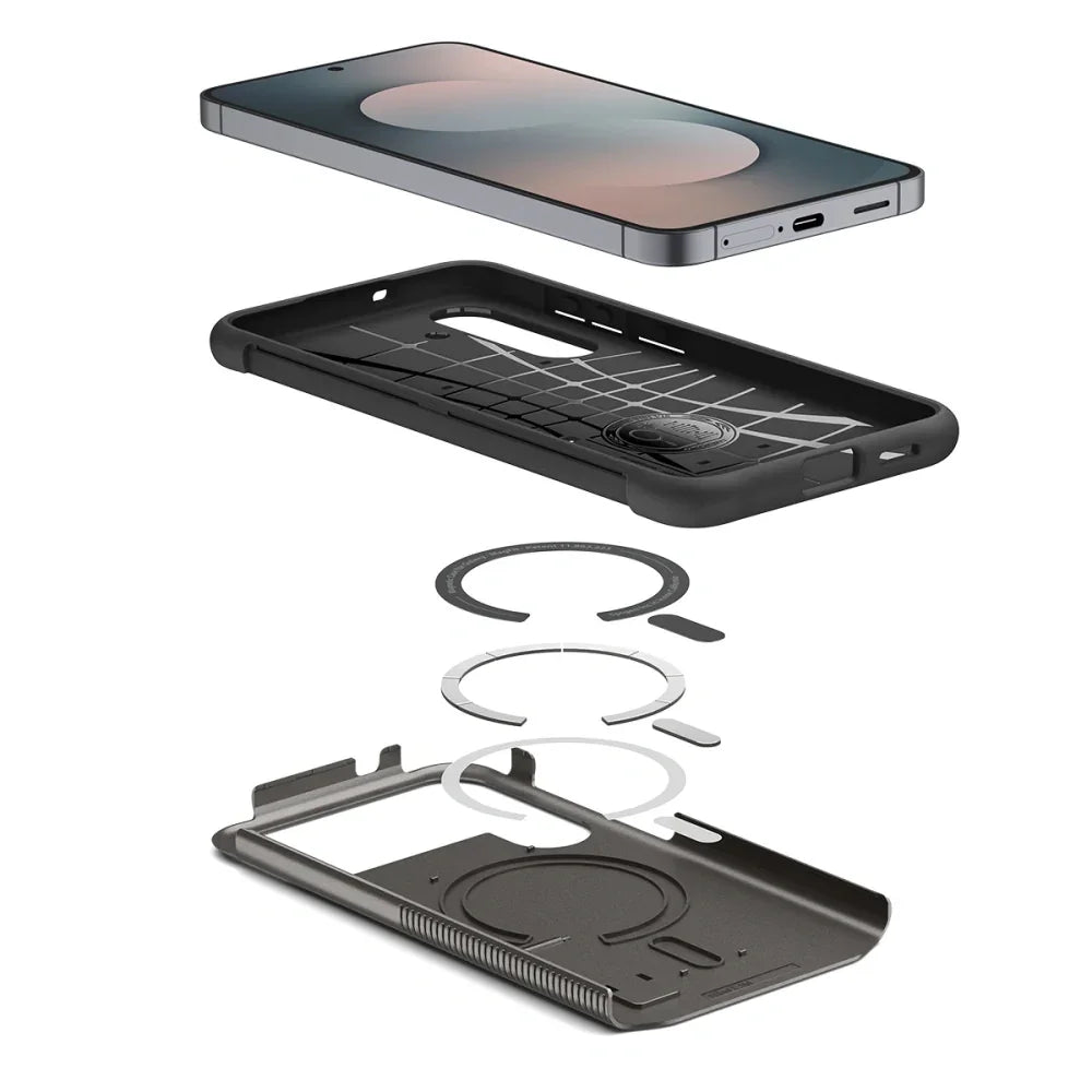 Spigen Samsung Galaxy S25 FE - Slim Armor Mag - Σκληρή Θήκη με Stand και MagSafe - Gunmetal