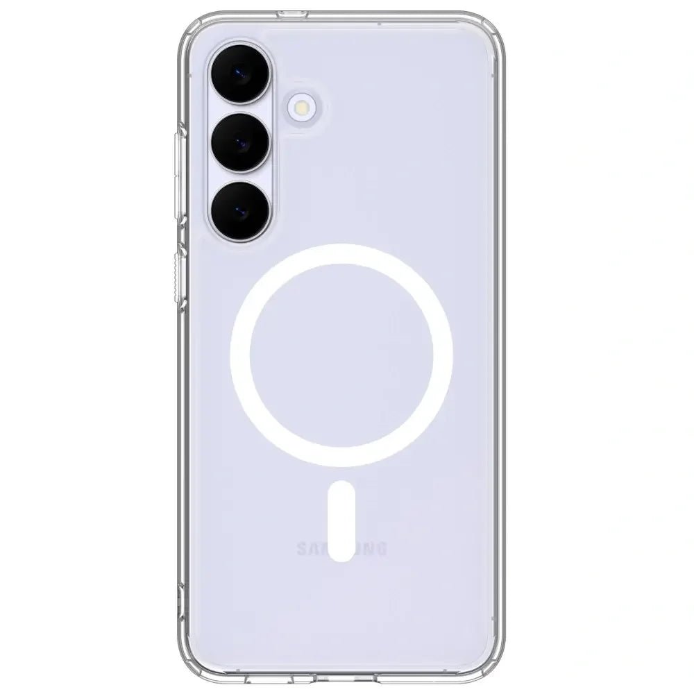 Spigen Samsung Galaxy S25 FE - Ultra Hybrid Mag - Σκληρή Θήκη με Πλαίσιο Σιλικόνης Και MagSafe - Clear / White