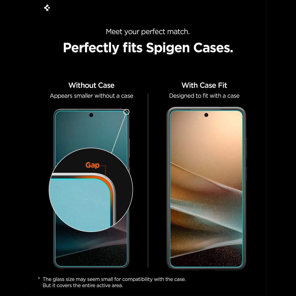 Spigen Samsung Galaxy S26 - Αντιχαρακτικό Γυαλί Οθόνης 10H - Glas.tR EZ Fit Pro AC - Clear