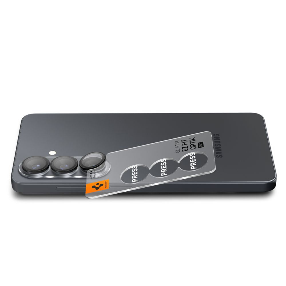 Spigen Samsung Galaxy S26 Plus - Αντιχαρακτικό Γυαλί για την Κάμερα - Optik Pro HD Glas.TR EZ Fit - 2 Τεμάχια - Black
