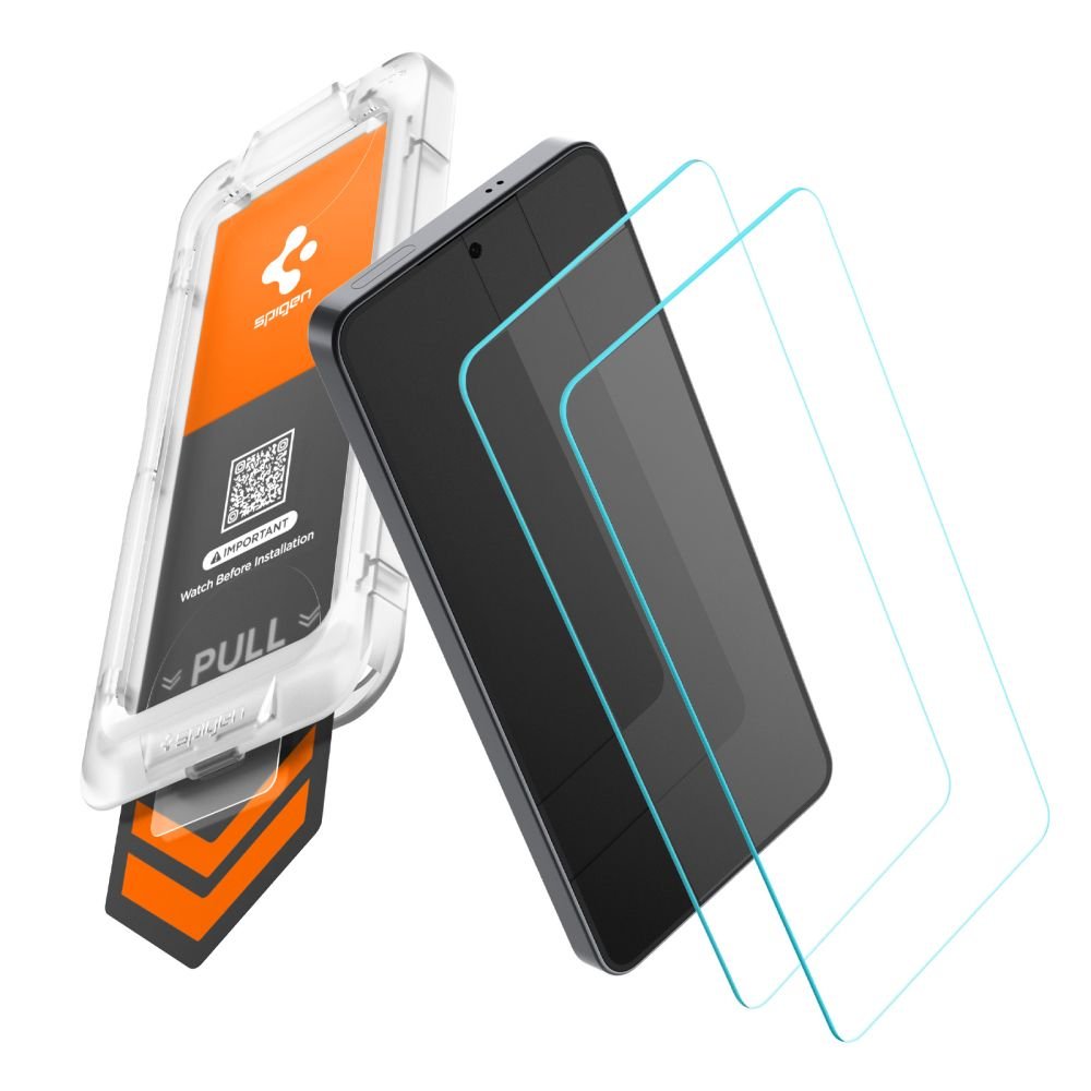 Spigen Samsung Galaxy S26 Plus - Αντιχαρακτικό Γυαλί Οθόνης 10H - Glas.tR EZ Fit Pro AC - 2 Τεμάχια - Clear