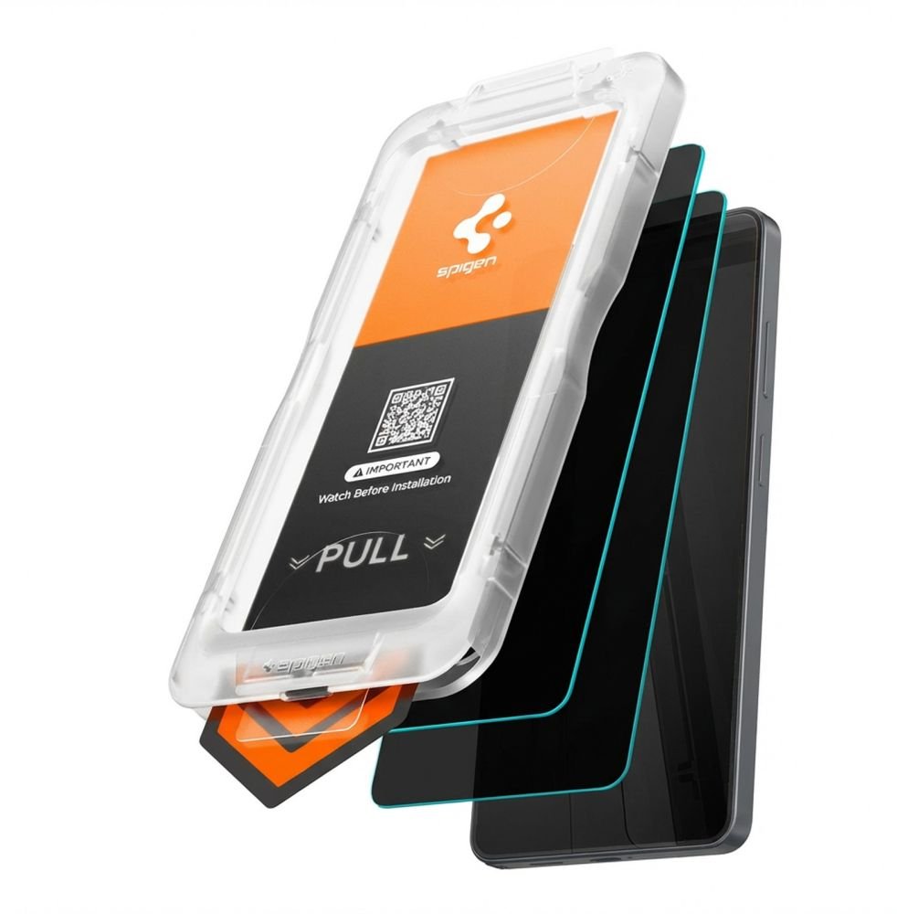Spigen Samsung Galaxy S26 Plus - Αντιχαρακτικό Γυαλί Οθόνης 10H - Glas.tR EZ Fit Pro AC - 2 Τεμάχια - Privacy