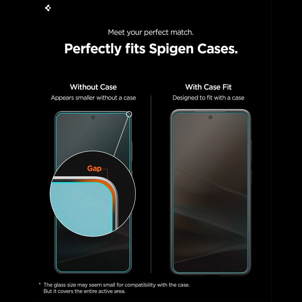 Spigen Samsung Galaxy S26 Plus - Αντιχαρακτικό Γυαλί Οθόνης 10H - Glas.tR EZ Fit Pro AC - Privacy