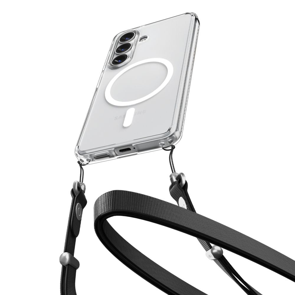 Spigen Samsung Galaxy S26 Plus - Σκληρή Θήκη με Πλαίσιο Σιλικόνης Και MagSafe - Ultra Hybrid Mag - Clear / White