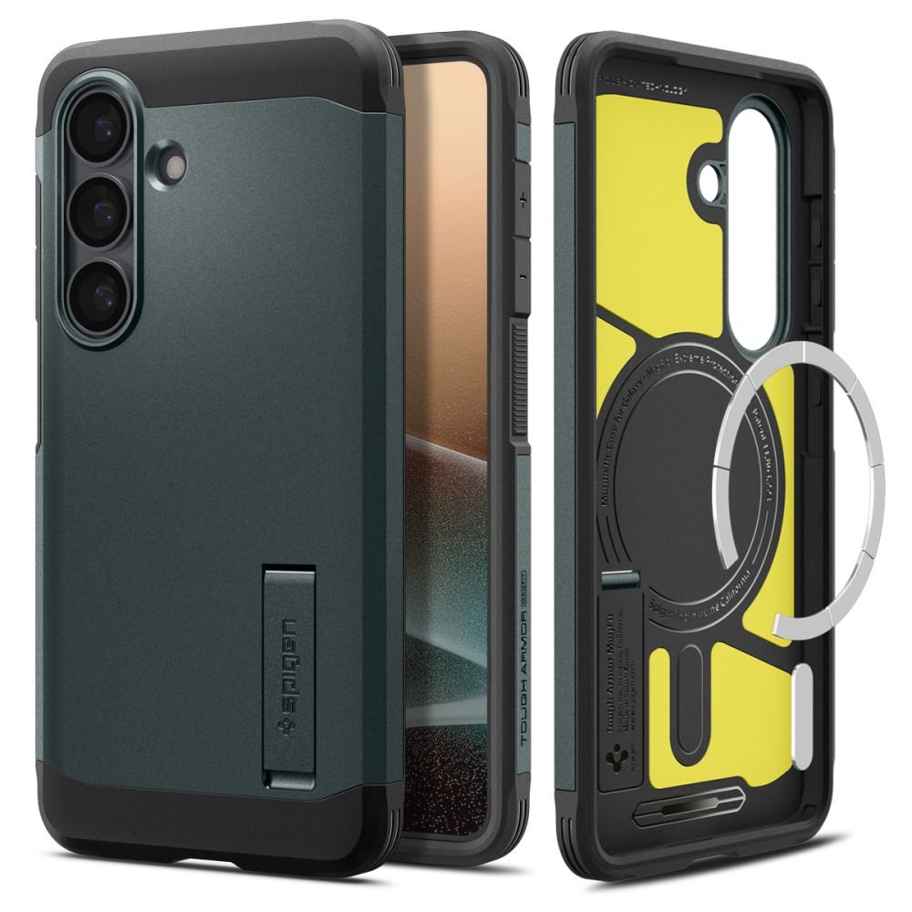 Spigen Samsung Galaxy S26 - Σκληρή Θήκη με MagSafe - Tough Armor Mag - Abyss Green