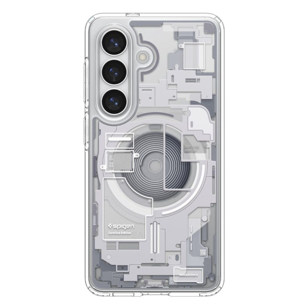 Spigen Samsung Galaxy S26 - Σκληρή Θήκη με Πλαίσιο Σιλικόνης και MagSafe - Ultra Hybrid Mag - Zero One White