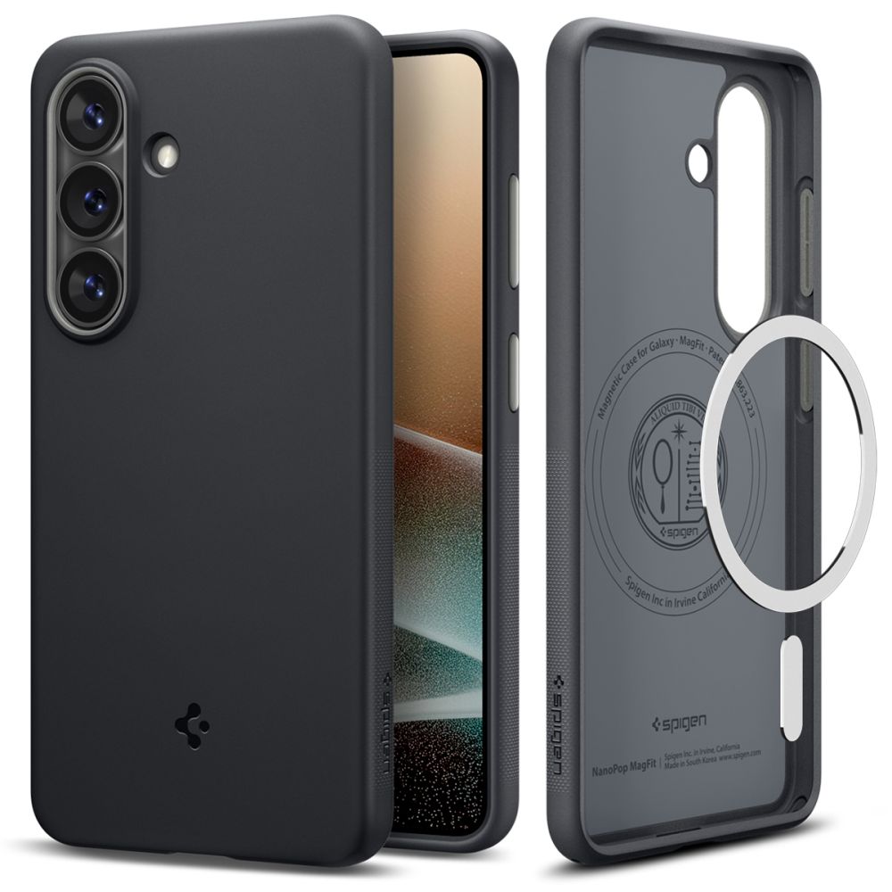 Spigen Samsung Galaxy S26 - Θήκη Σιλικόνης με MagSafe - Nano Pop Mag - Black Sesame
