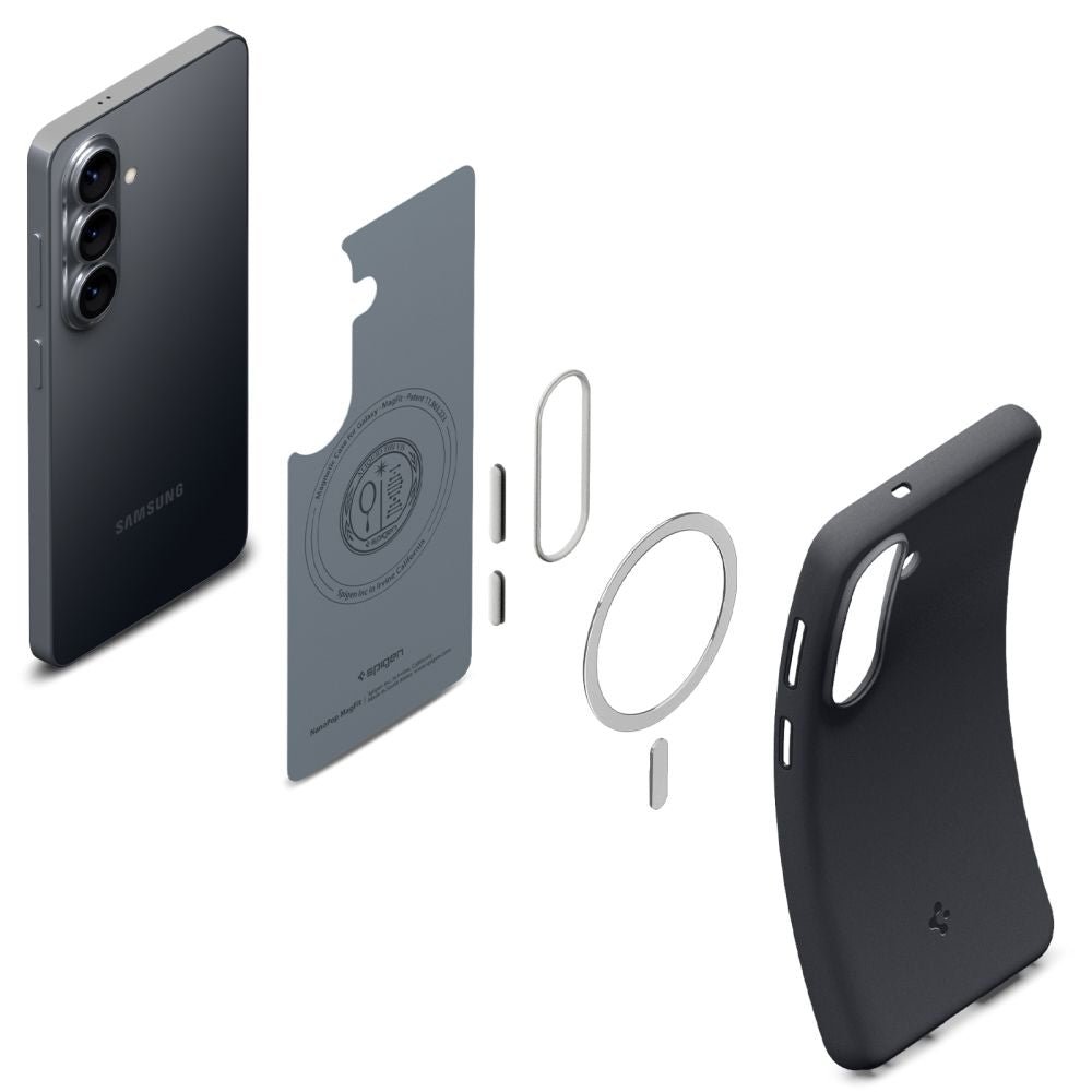 Spigen Samsung Galaxy S26 - Θήκη Σιλικόνης με MagSafe - Nano Pop Mag - Black Sesame