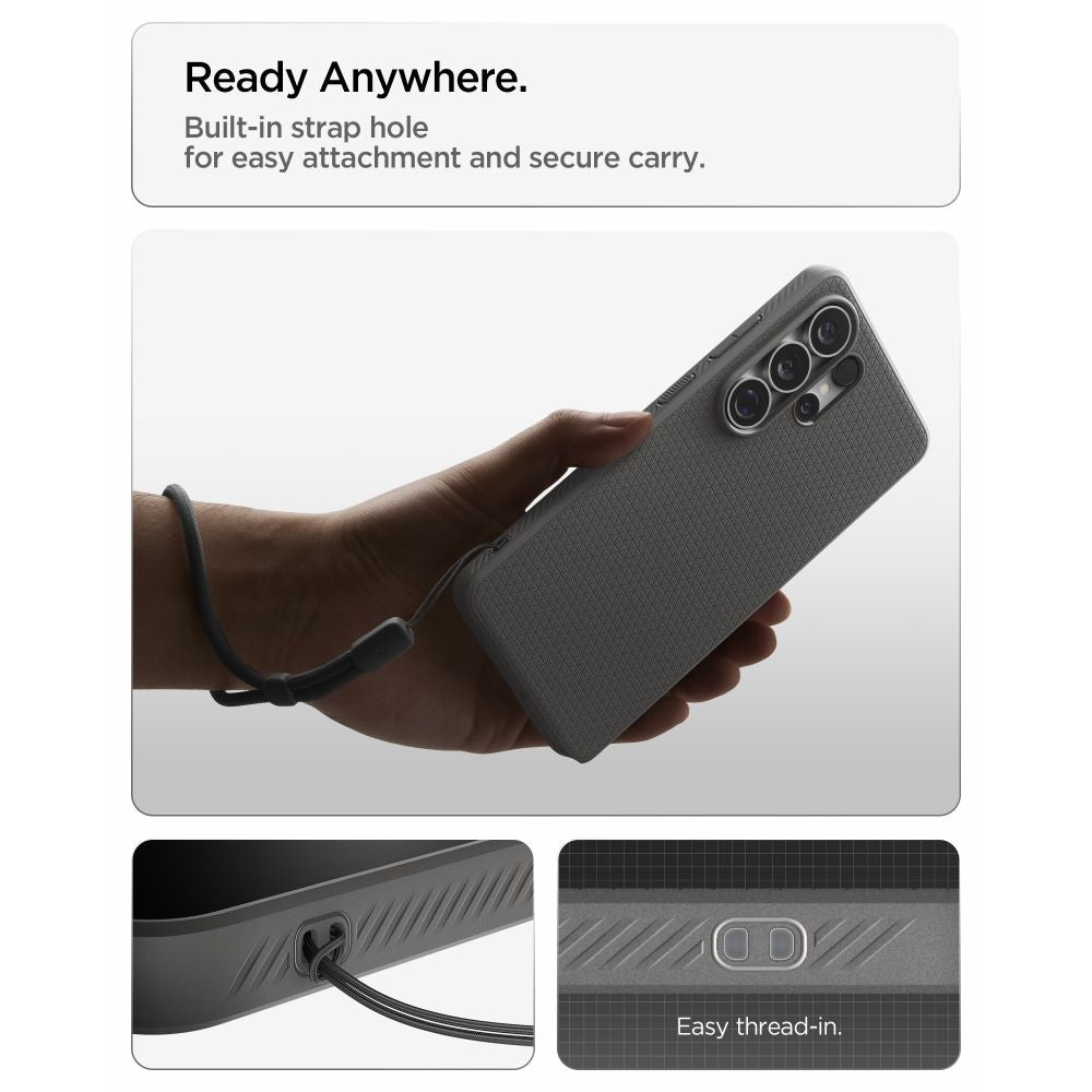 Spigen Samsung Galaxy S26 Ultra Liquid Air Mag - Θήκη Σιλικόνης με Magsafe - Marble Grey