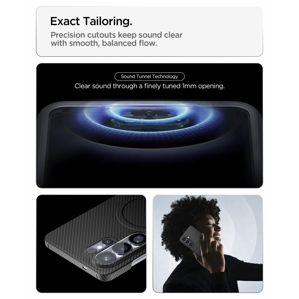 Spigen Samsung Galaxy S26 Ultra - Σκληρή Θήκη Aramid Fiber με MagSafe - AirSkin Aramid Mag - Black
