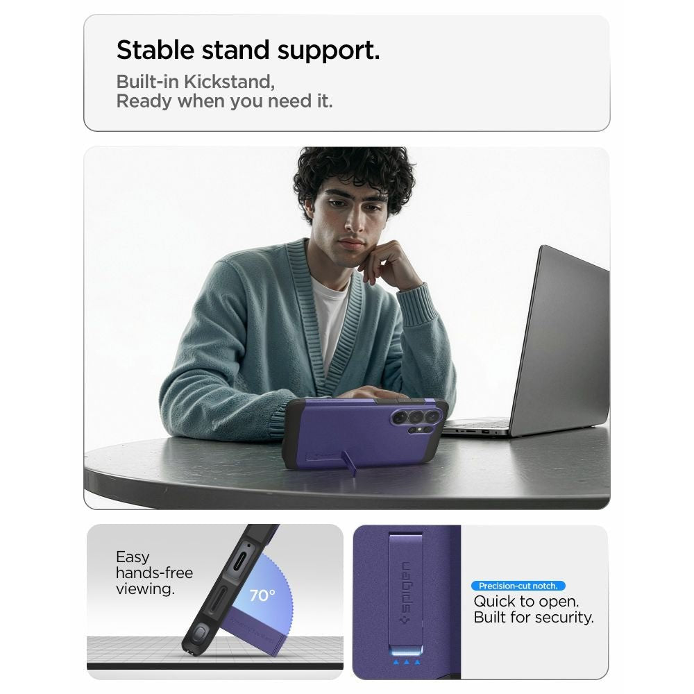 Spigen Samsung Galaxy S26 Ultra - Σκληρή Θήκη με MagSafe - Tough Armor Mag - Ash Violet