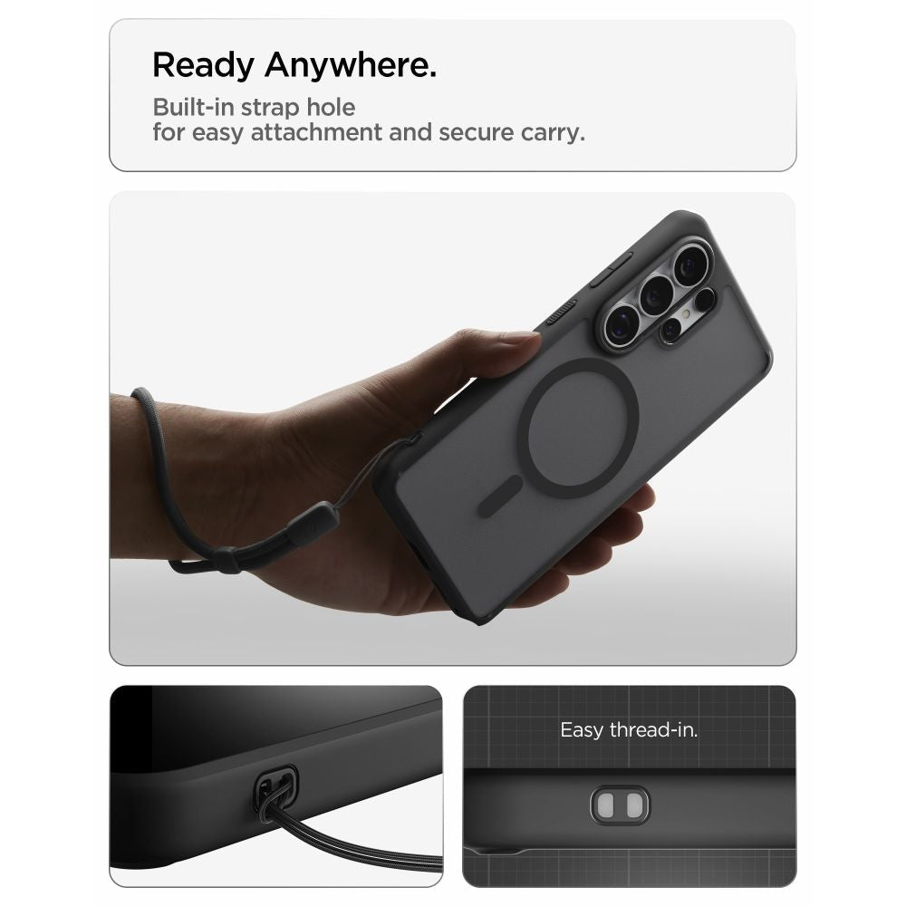 Spigen Samsung Galaxy S26 Ultra - Σκληρή Θήκη με Πλαίσιο Σιλικόνης Και MagSafe - Ultra Hybrid Mag - Frost Black