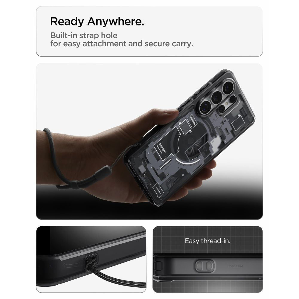 Spigen Samsung Galaxy S26 Ultra - Σκληρή Θήκη με Πλαίσιο Σιλικόνης και MagSafe - Ultra Hybrid Mag - Zero One Black