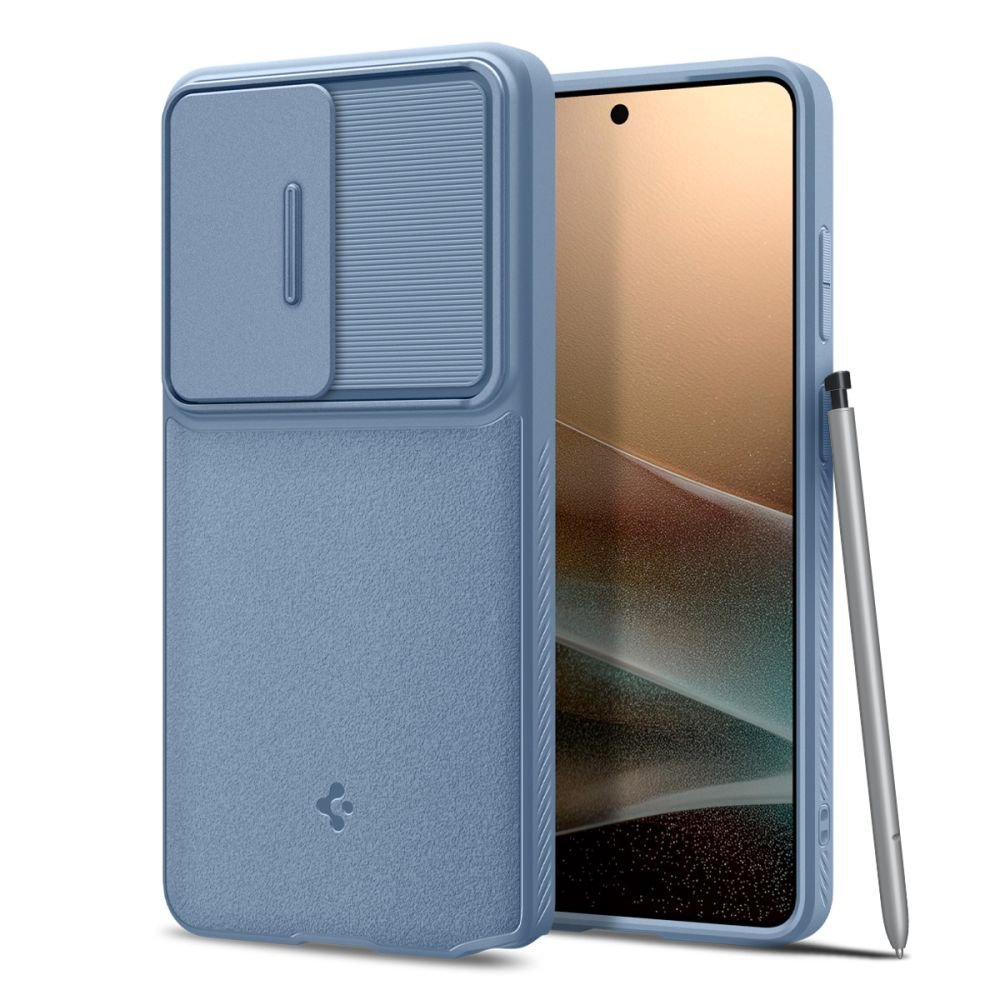 Spigen Samsung Galaxy S26 Ultra - Θήκη Σιλικόνης με Κάλυμμα για την Κάμερα - Optik Armor - Light Blue