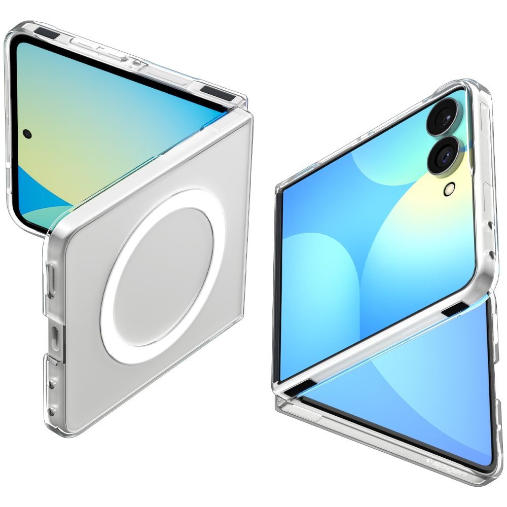 Spigen Samsung Galaxy Z Flip8 - Σκληρή Θήκη με MagSafe - AirSkin MagSafe - Clear / White