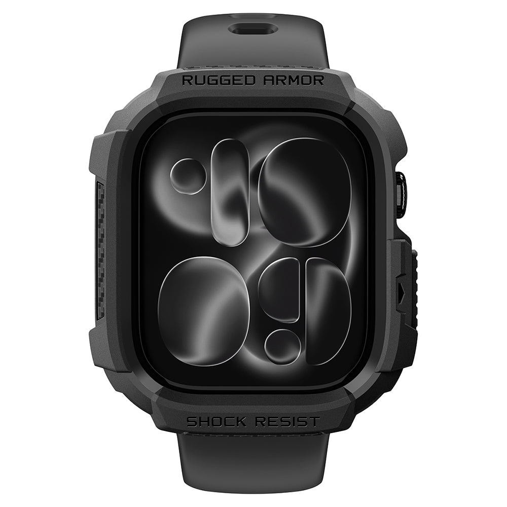 Spigen Θήκη Apple Watch 12 - 46mm - Rugged Armor - Matte Black