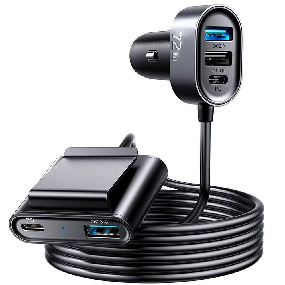 Joyroom JR - CL05 5 - Port - Φορτιστής Αυτοκινήτου με 5 Θύρες USB 72W - Black