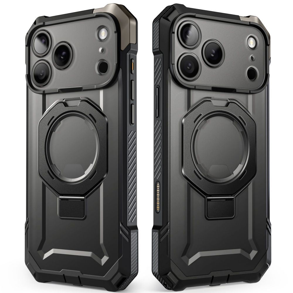 Supcase iPhone 18 Pro / iPhone 17 Pro - Σκληρή Θήκη με MagSafe και Stand - UB Grip Mag - Black