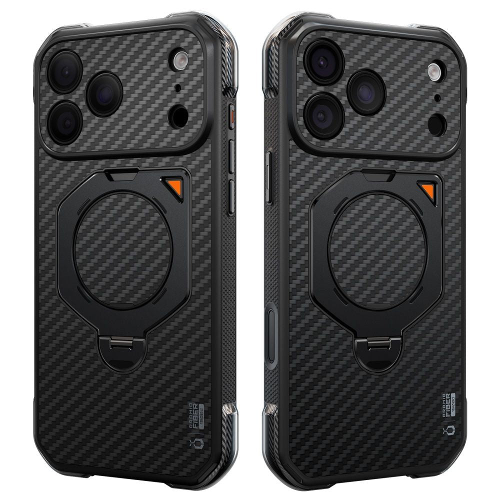 Supcase iPhone 18 Pro Max / iPhone 17 Pro Max - Σκληρή Θήκη με MagSafe και Stand - Aero Mag - Aramid Black