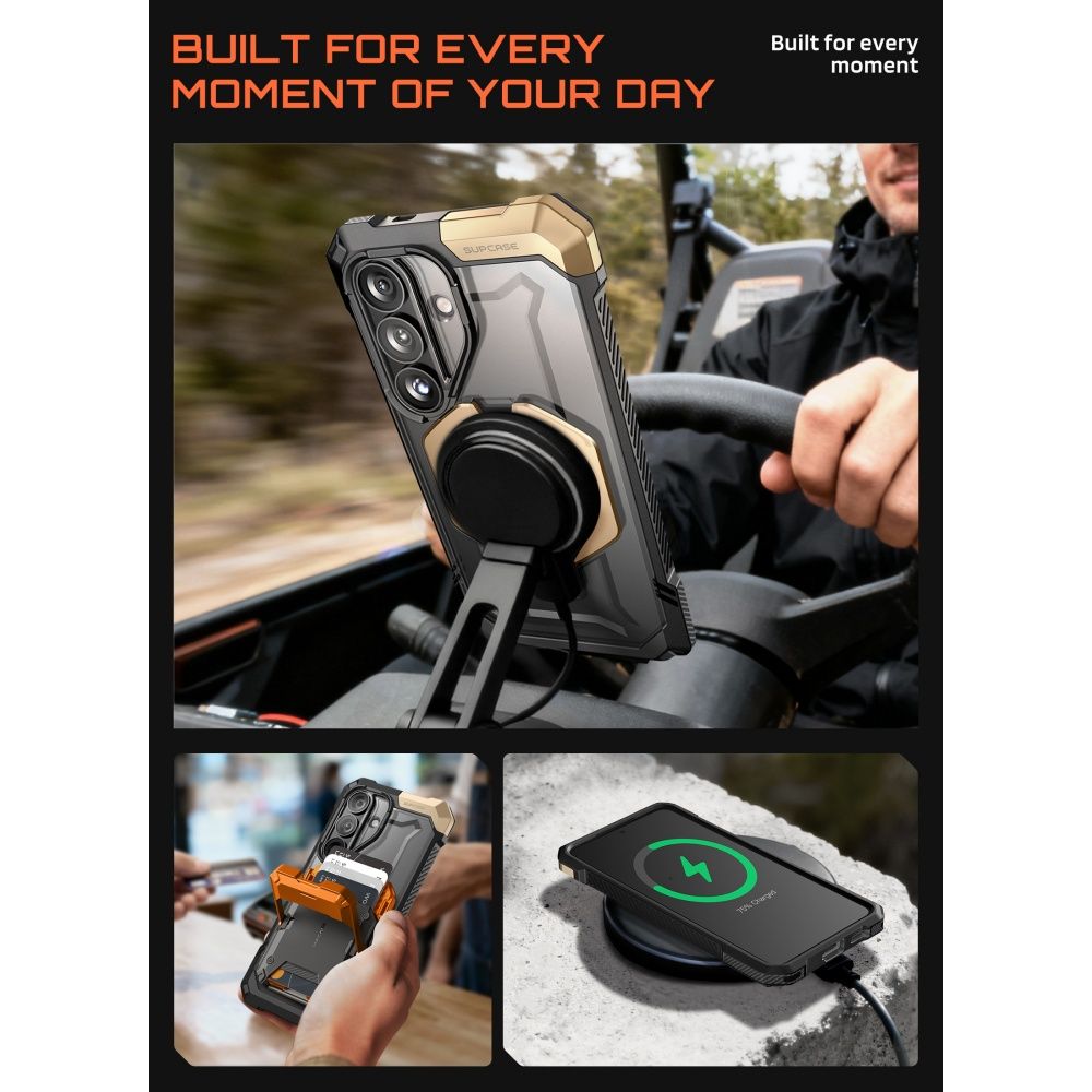 Supcase Samsung Galaxy S26 - Σκληρή Θήκη με MagSafe και Stand - UB Grip Mag - Desert