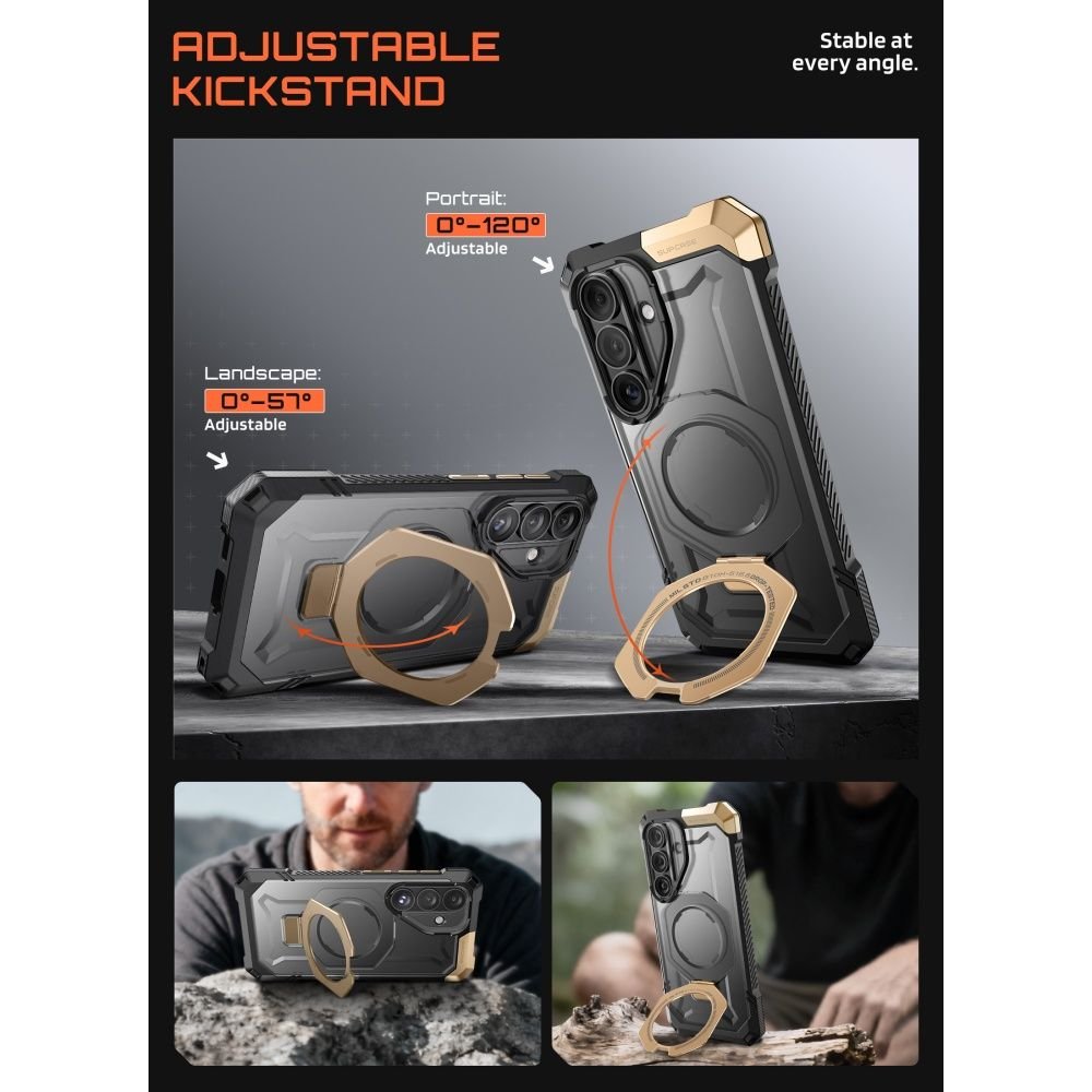 Supcase Samsung Galaxy S26 - Σκληρή Θήκη με MagSafe και Stand - UB Grip Mag - Desert