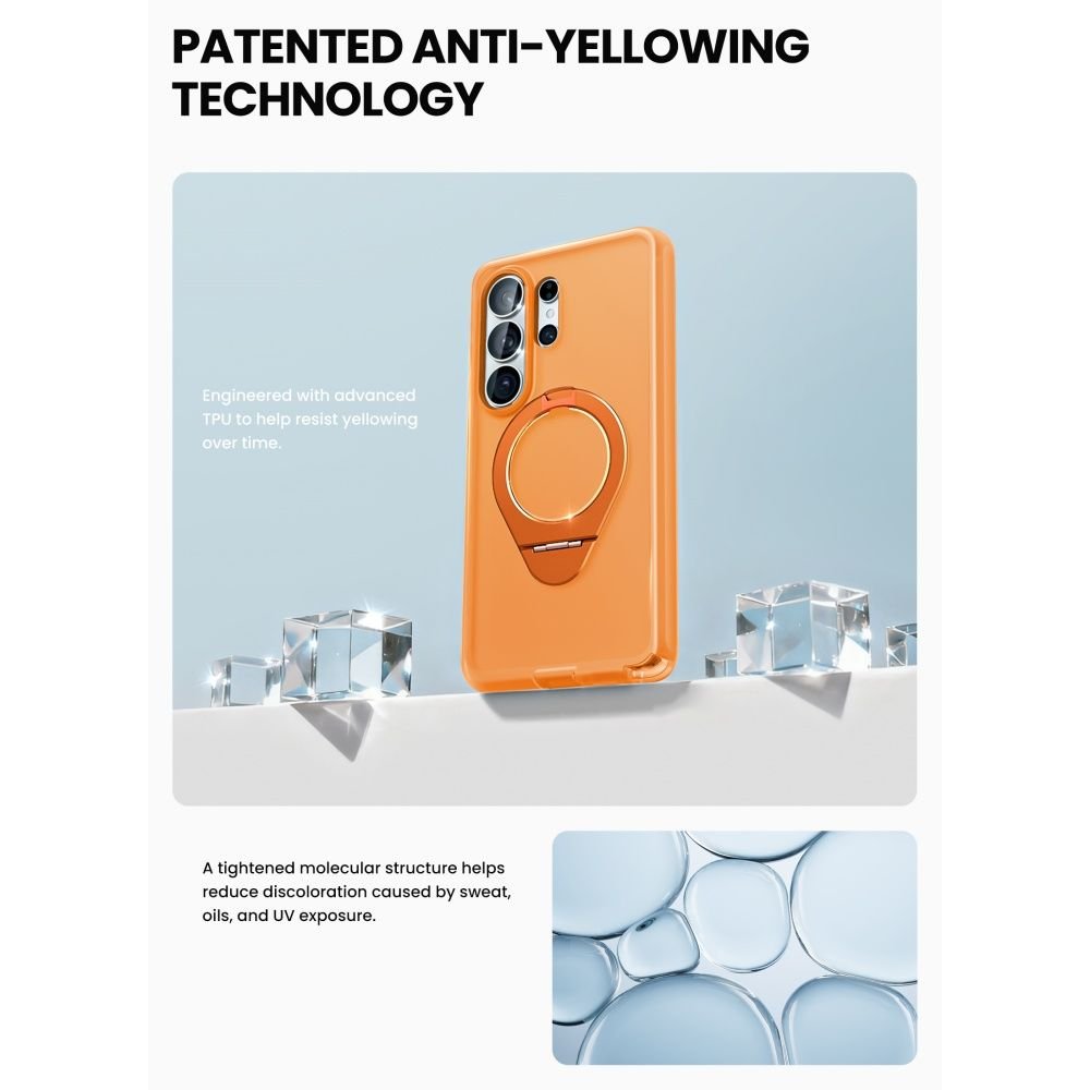 Supcase Samsung Galaxy S26 Ultra - Σκληρή Magsafe Θήκη με Προστασία Οθόνης και Stand - Cosmo Mag - Coral