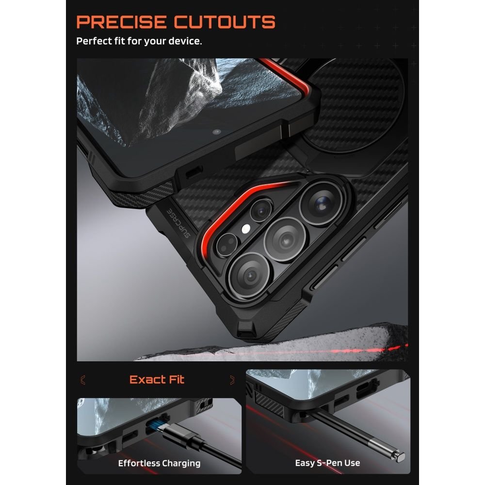 Supcase Samsung Galaxy S26 Ultra - Σκληρή Θήκη με MagSafe και Stand - UB Grip Mag - Aramid