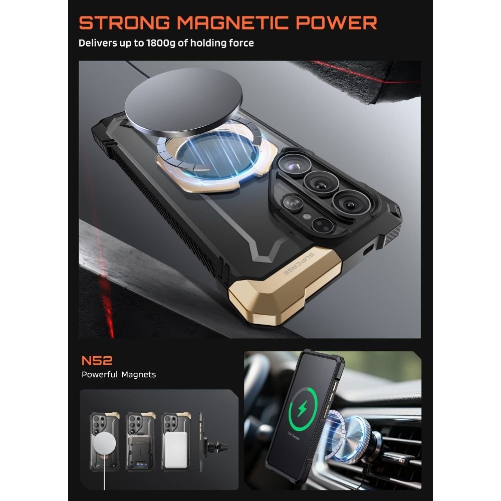Supcase Samsung Galaxy S26 Ultra - Σκληρή Θήκη με MagSafe και Stand - UB Grip Mag - Desert
