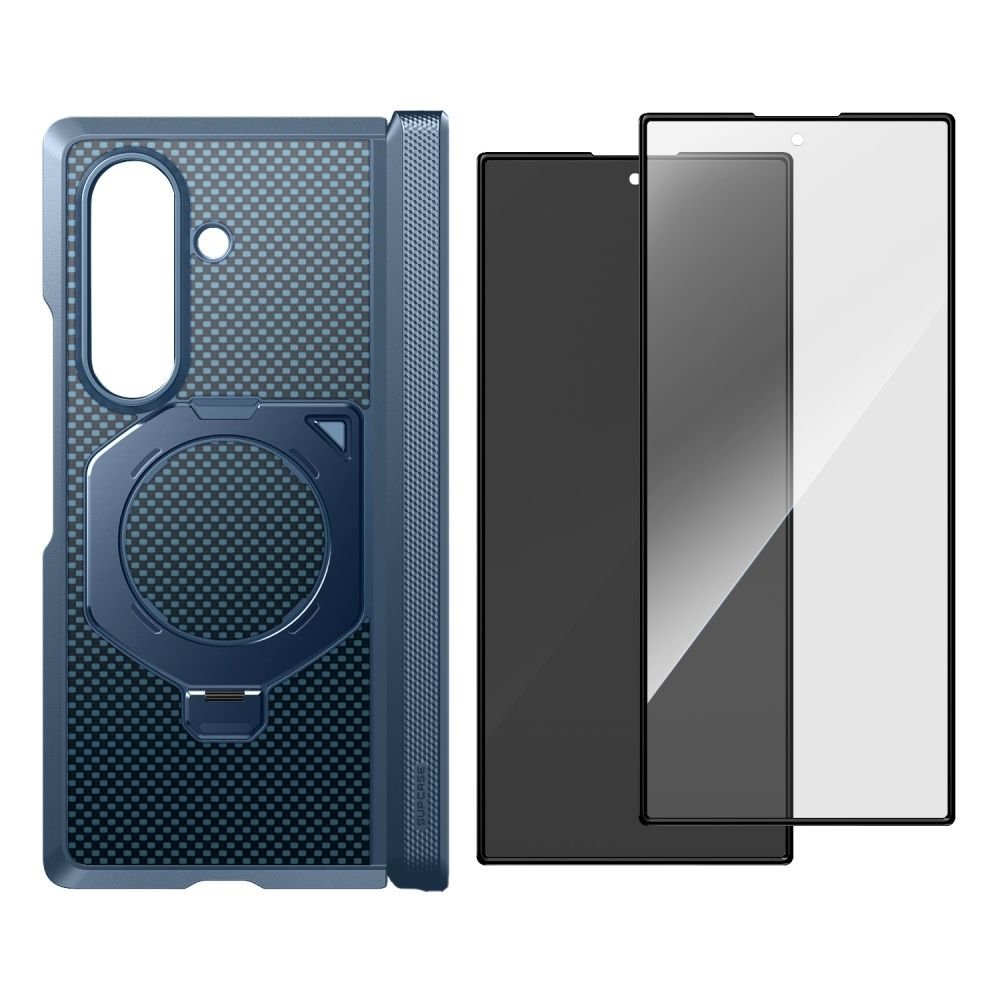 Supcase Samsung Galaxy Z Fold8 Ultra - Σκληρή Θήκη με Προστασία Οθόνης και MagSafe / Stand - UB Aero Mag Set - Aramid Blue
