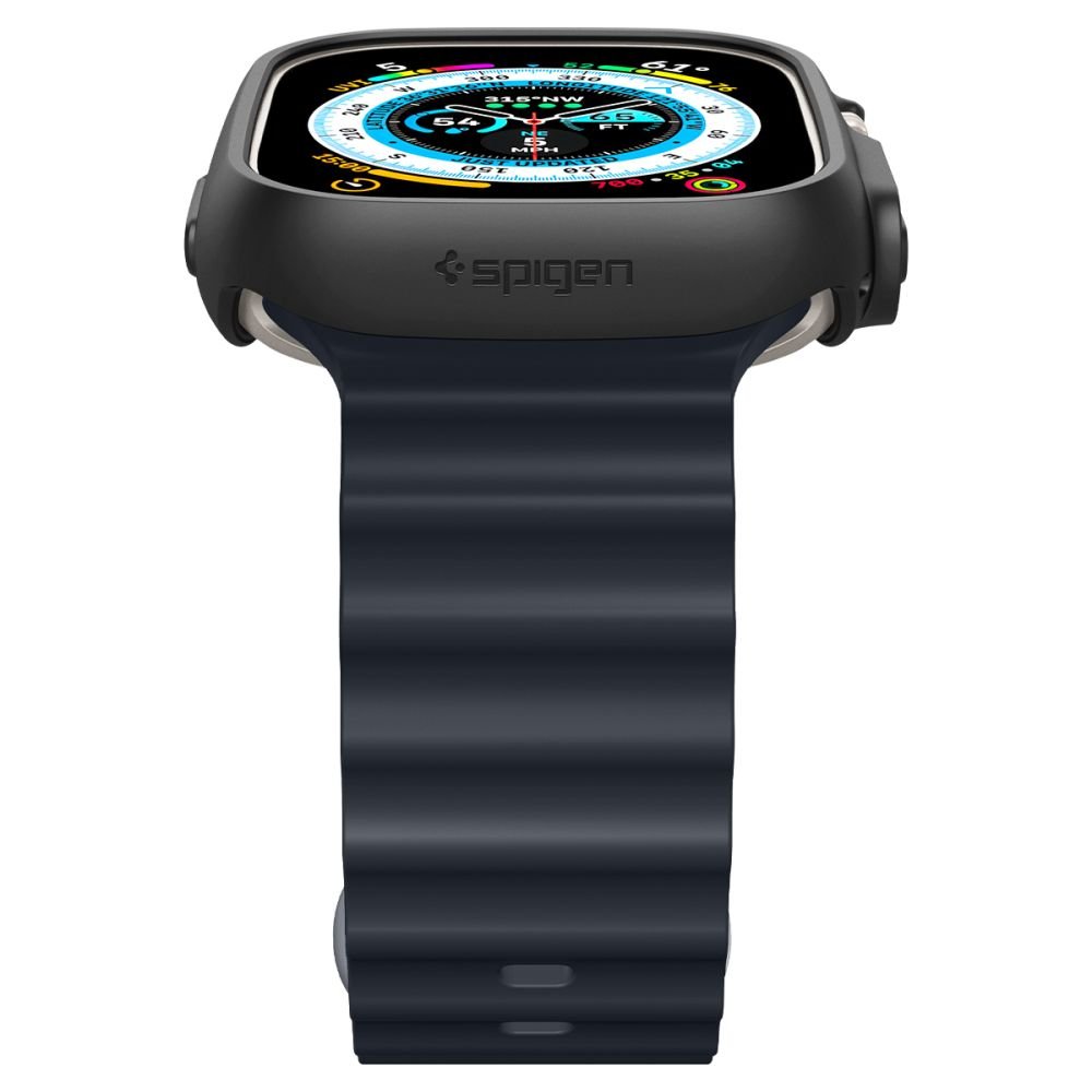 Spigen Θήκη Apple Watch Ultra (1/2/3) - 49mm Thin Fit - Black