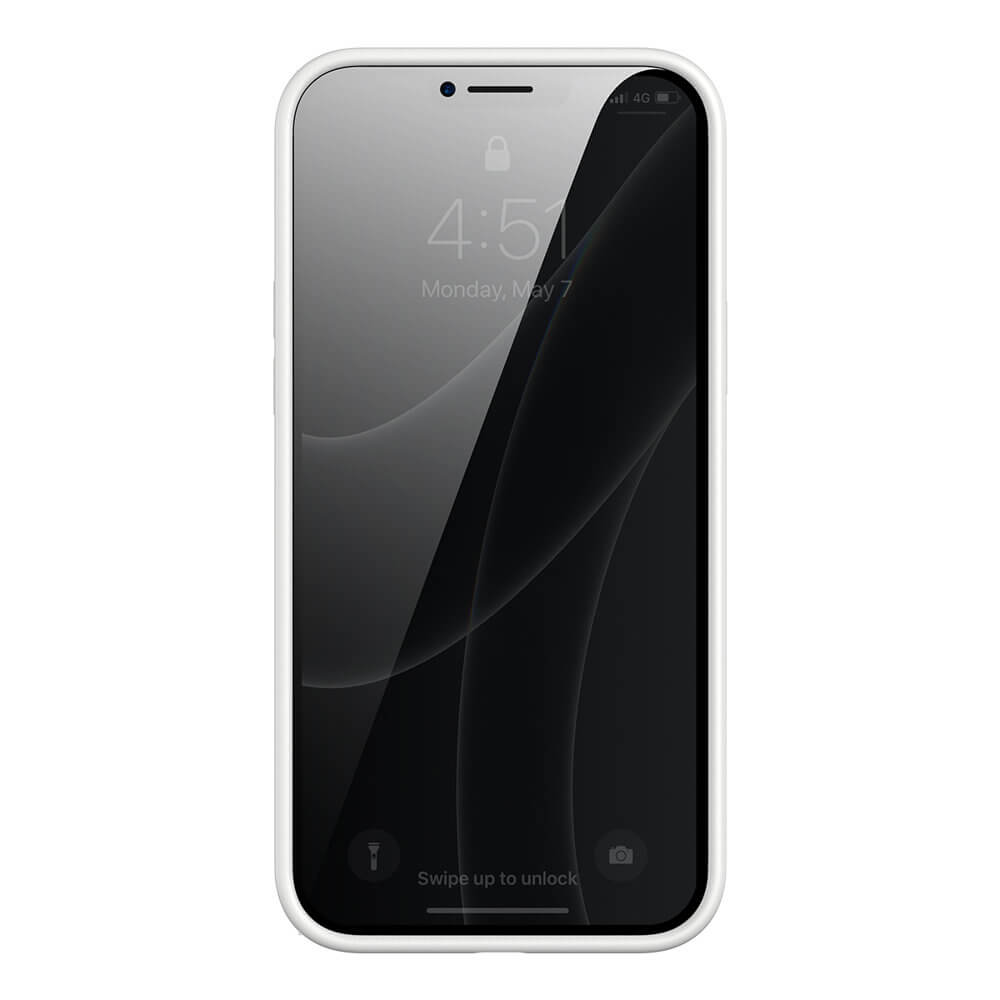 Baseus iPhone 13 Pro Liquid Gel Θήκη Σιλικόνης Rubber - White - ARYT000402