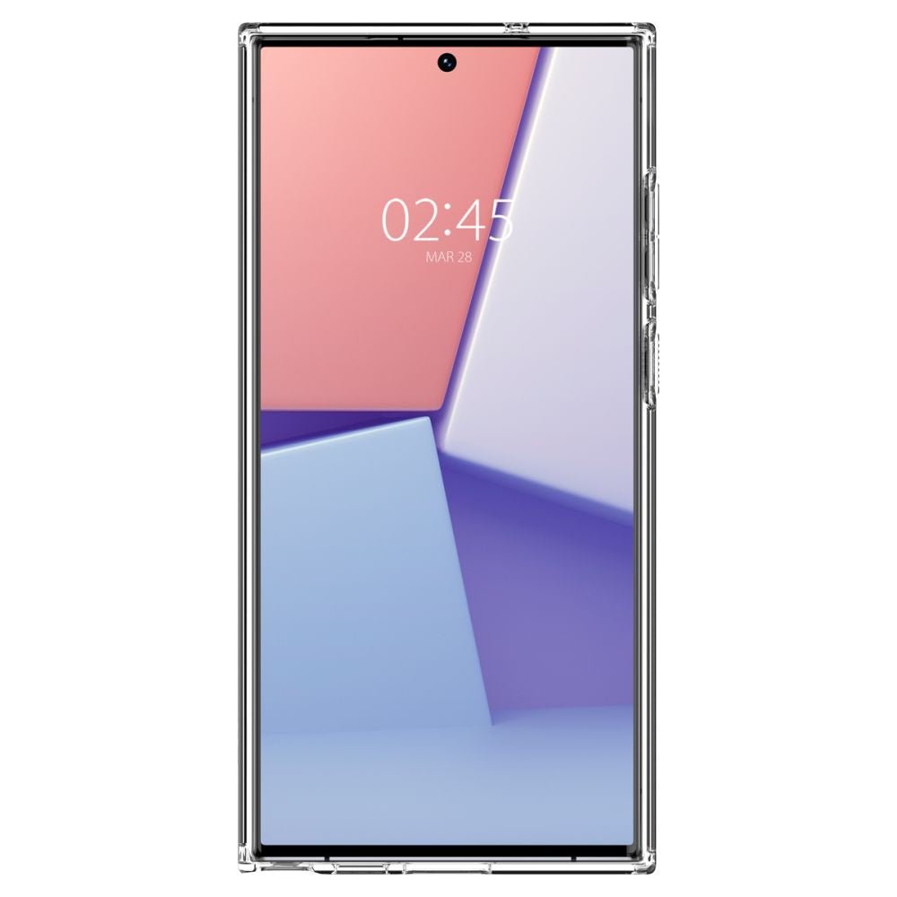 Spigen Samsung Galaxy S23 Ultra - Ultra Hybrid S Σκληρή Θήκη με Πλαίσιο Σιλικόνης - Crystal Clear