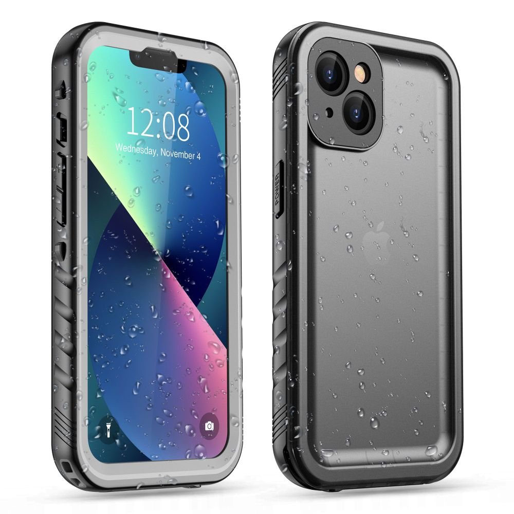 Tech - Protect iPhone 13 Shellbox IP68 Αδιάβροχη Σκληρή Θήκη - Black / Ημιδιάφανη