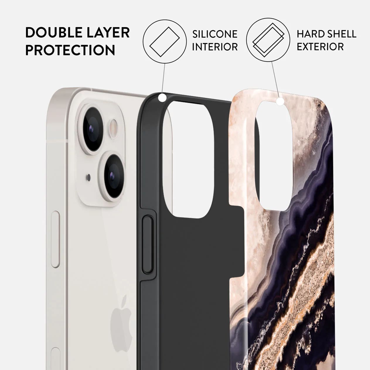 Burga iPhone 14 Plus Fashion Tough Σκληρή Θήκη - Royal Blue