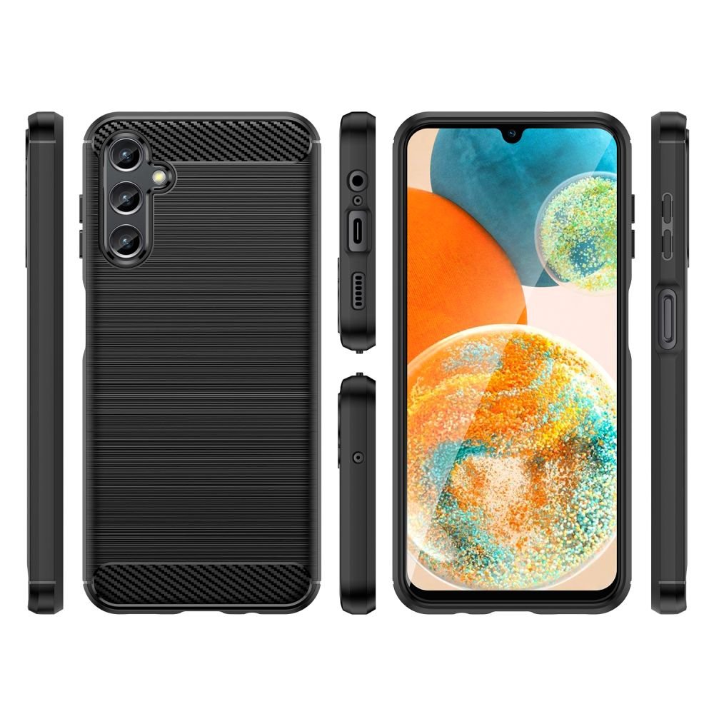 Tech - Protect Samsung Galaxy A14 5G Θήκη Rugged Carbon TPU - Black