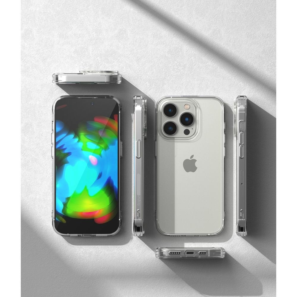 Ringke iPhone 14 Pro Fusion Σκληρή Θήκη με Πλαίσιο Σιλικόνης - Διάφανη