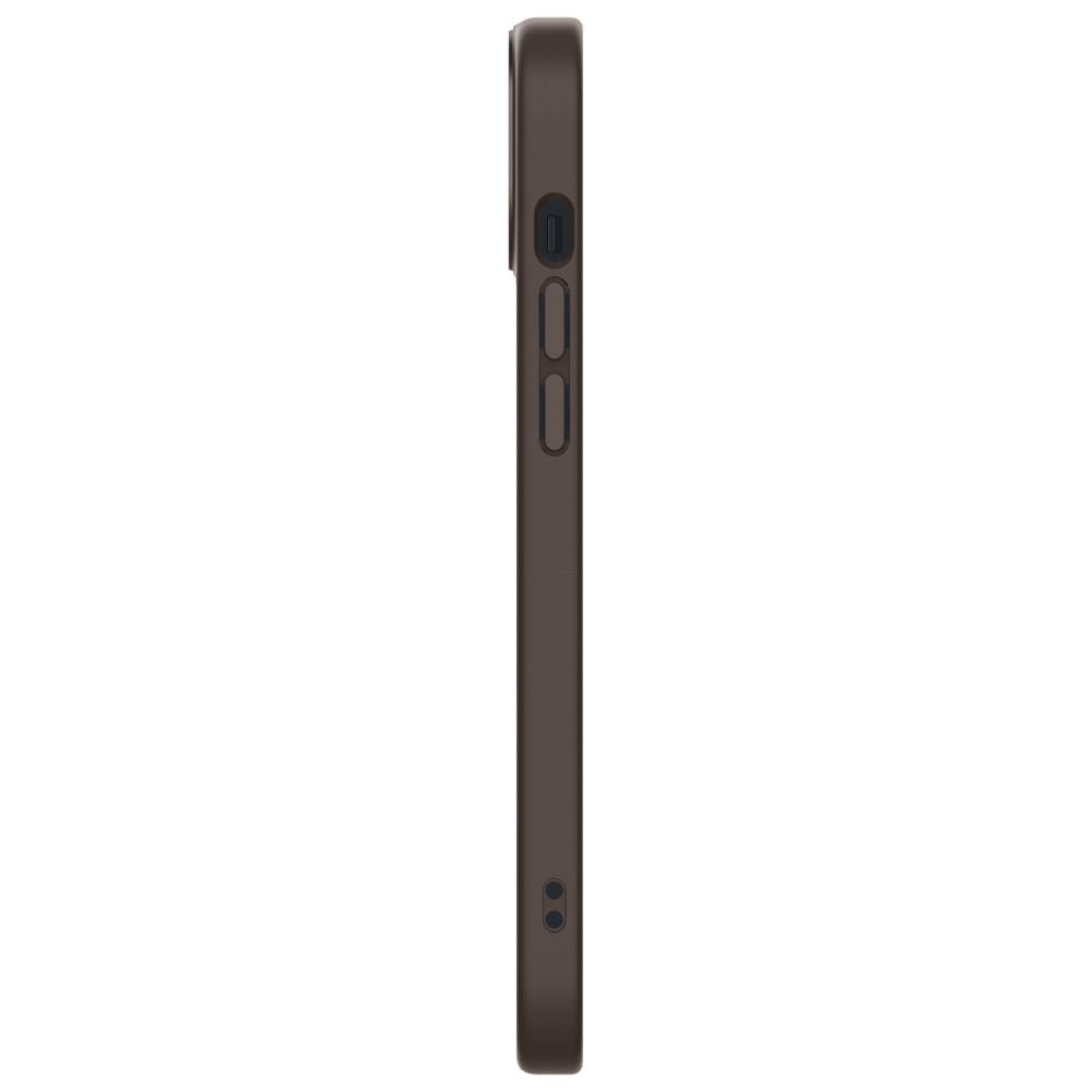 Spigen Cyrill iPhone 14 Plus / iPhone 15 Plus Kajuk Mag Θήκη με Επένδυση Συνθετικού Δέρματος και MagSafe - Saddle Brown