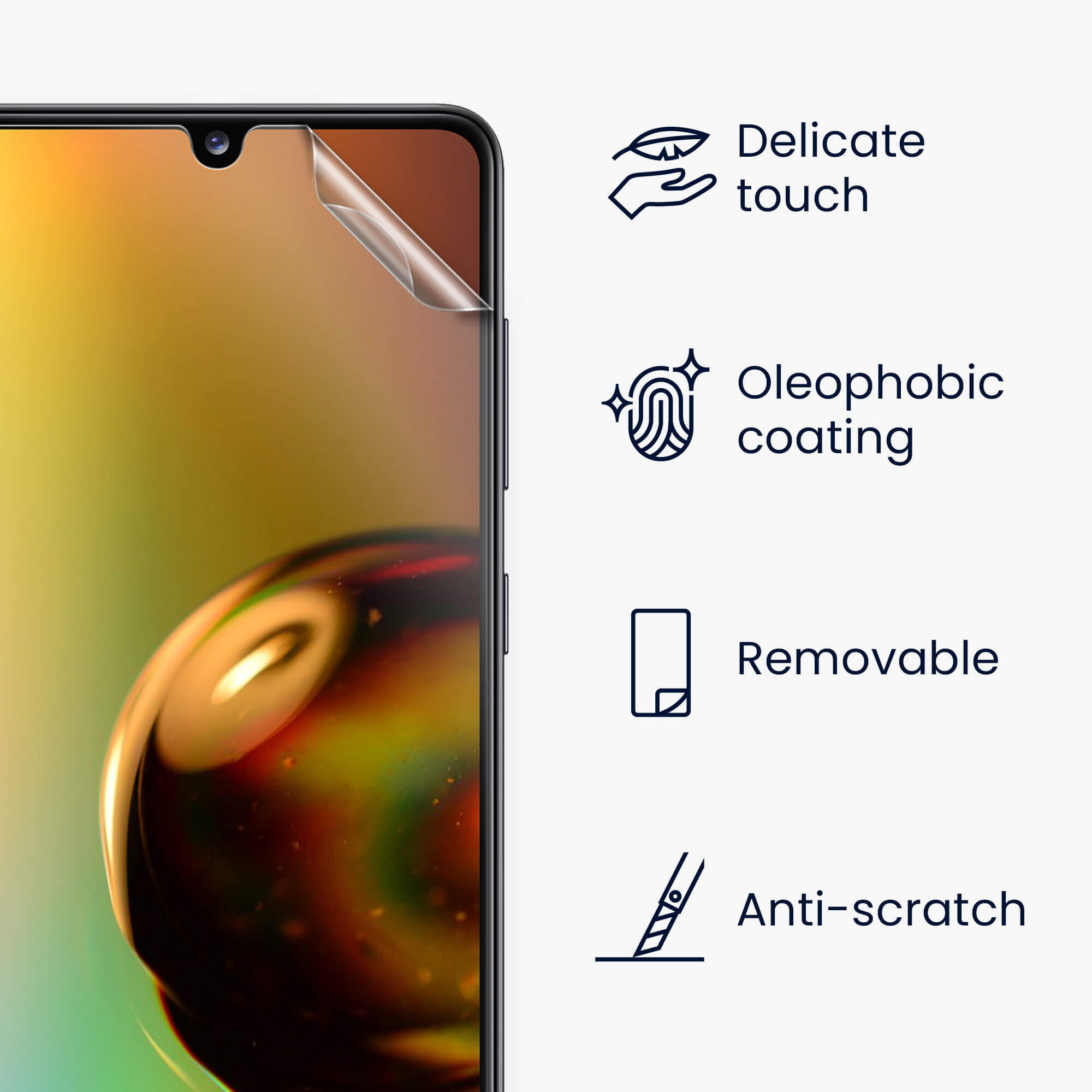 KW Samsung Galaxy A53 5G - 6 Μεμβράνες Προστασίας Οθόνης - Διάφανες - 57885.1