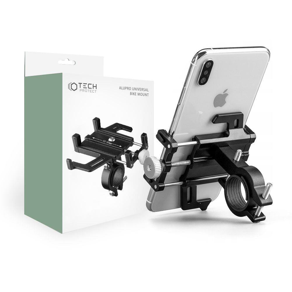 Tech - Protect AluPro Bike Mount Universal Βάση Κινητού για Ποδήλατο - Black