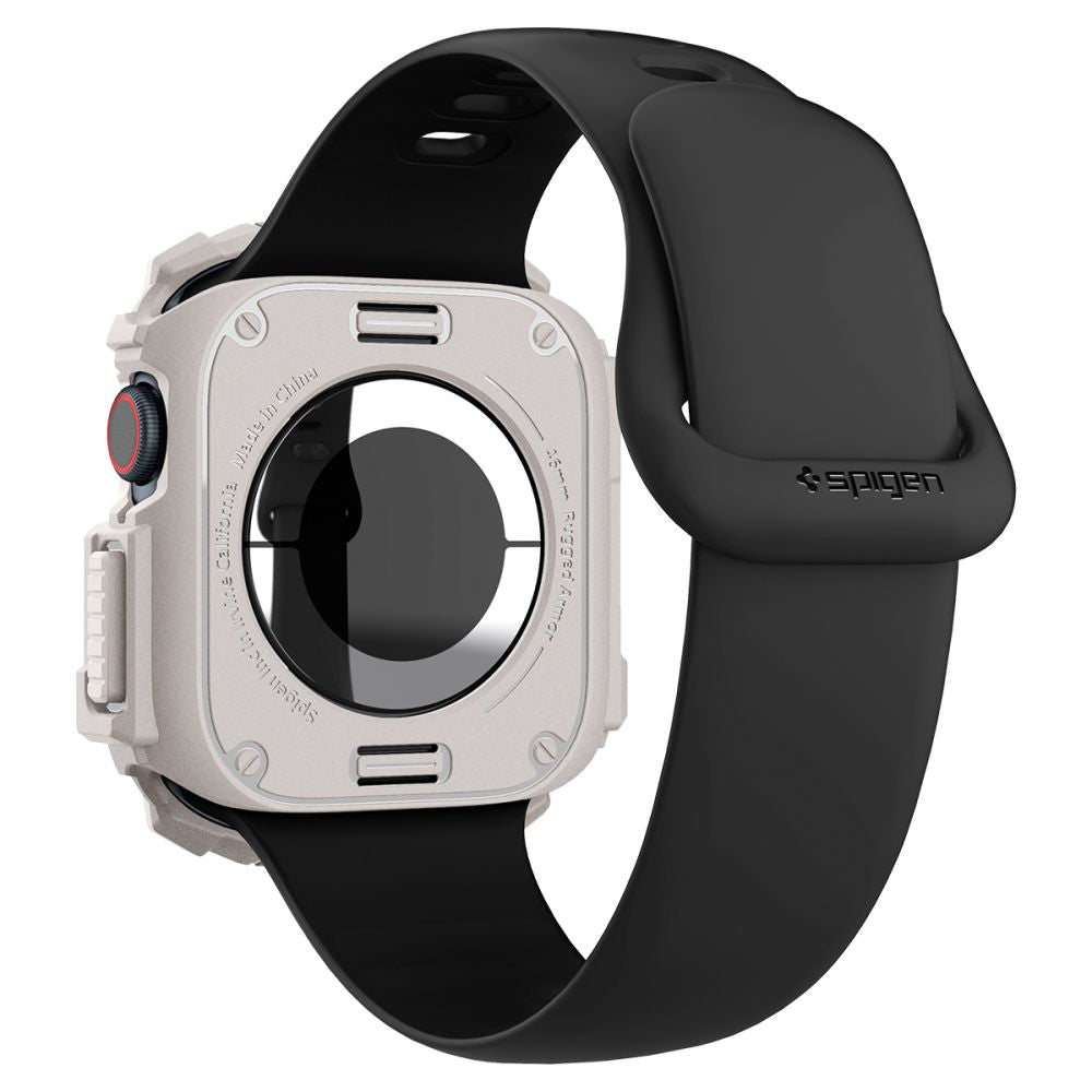Spigen Θήκη Apple Watch 10/11 - 46mm Rugged Armor - Dune Beige