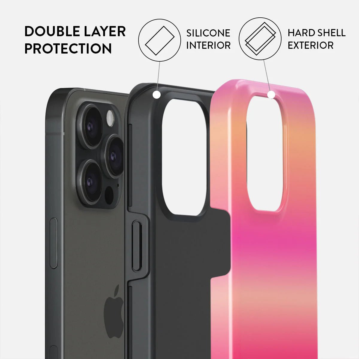 Burga iPhone 15 Pro Max Fashion Tough MagSafe Σκληρή Θήκη με MagSafe - SPF 100