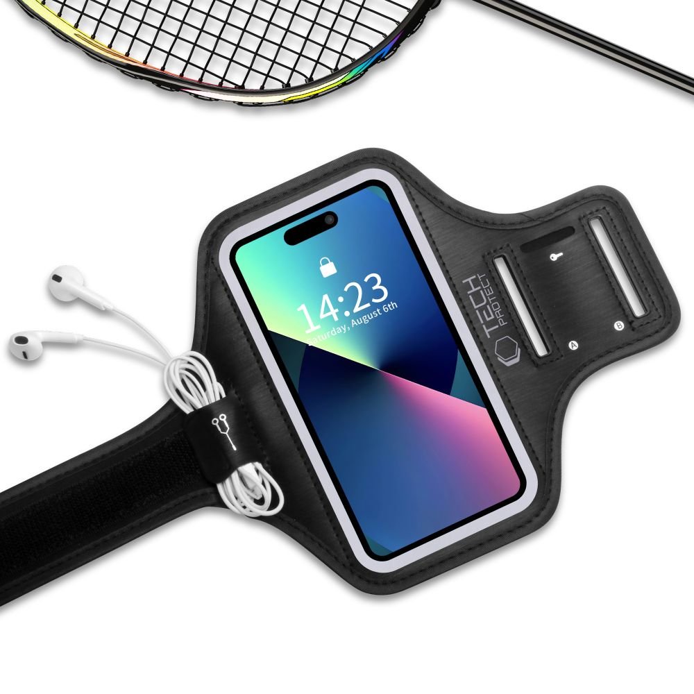 Tech - Protect M3 Universal Sport Armband - 156 x 77 mm - Black