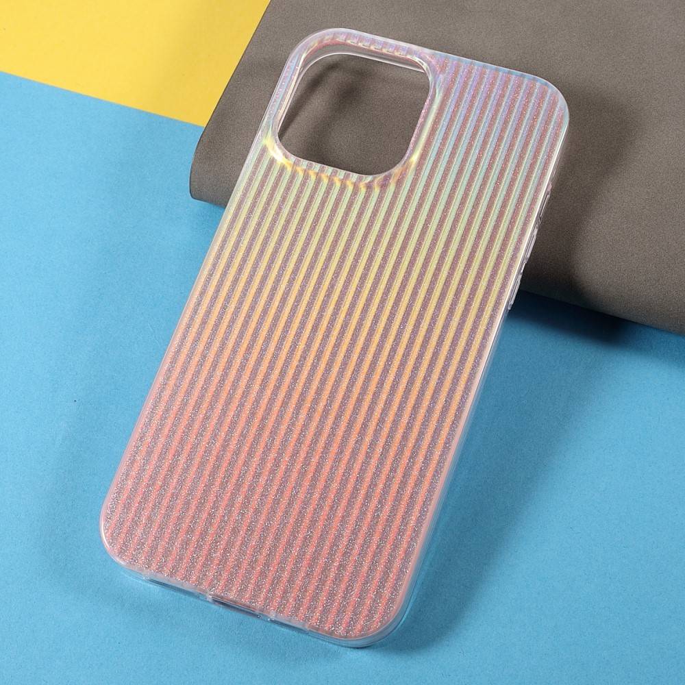 Kingxbar iPhone 13 Pro Max Travel Series Σκληρή Θήκη με Πλαίσιο Σιλικόνης - Sunset - Multicolor