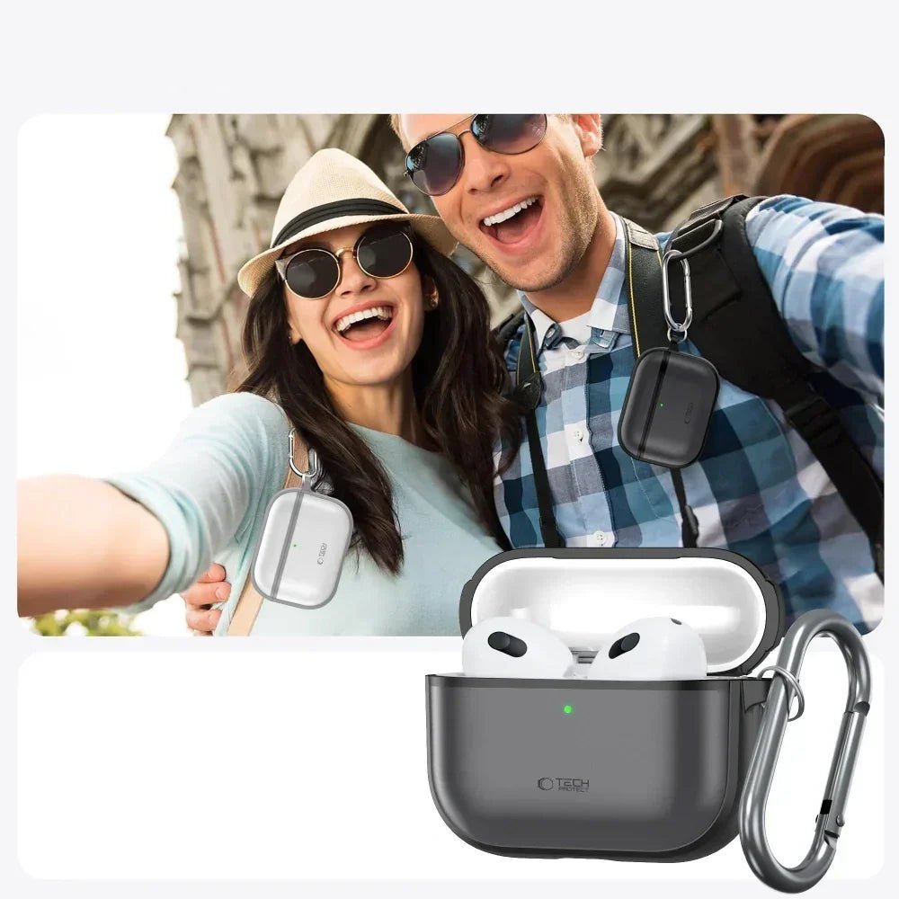 Tech - Protect AirPods Pro 3 - Θήκη από Σκληρό Πλαστικό και Σιλικόνη - MagMat - Matte Black